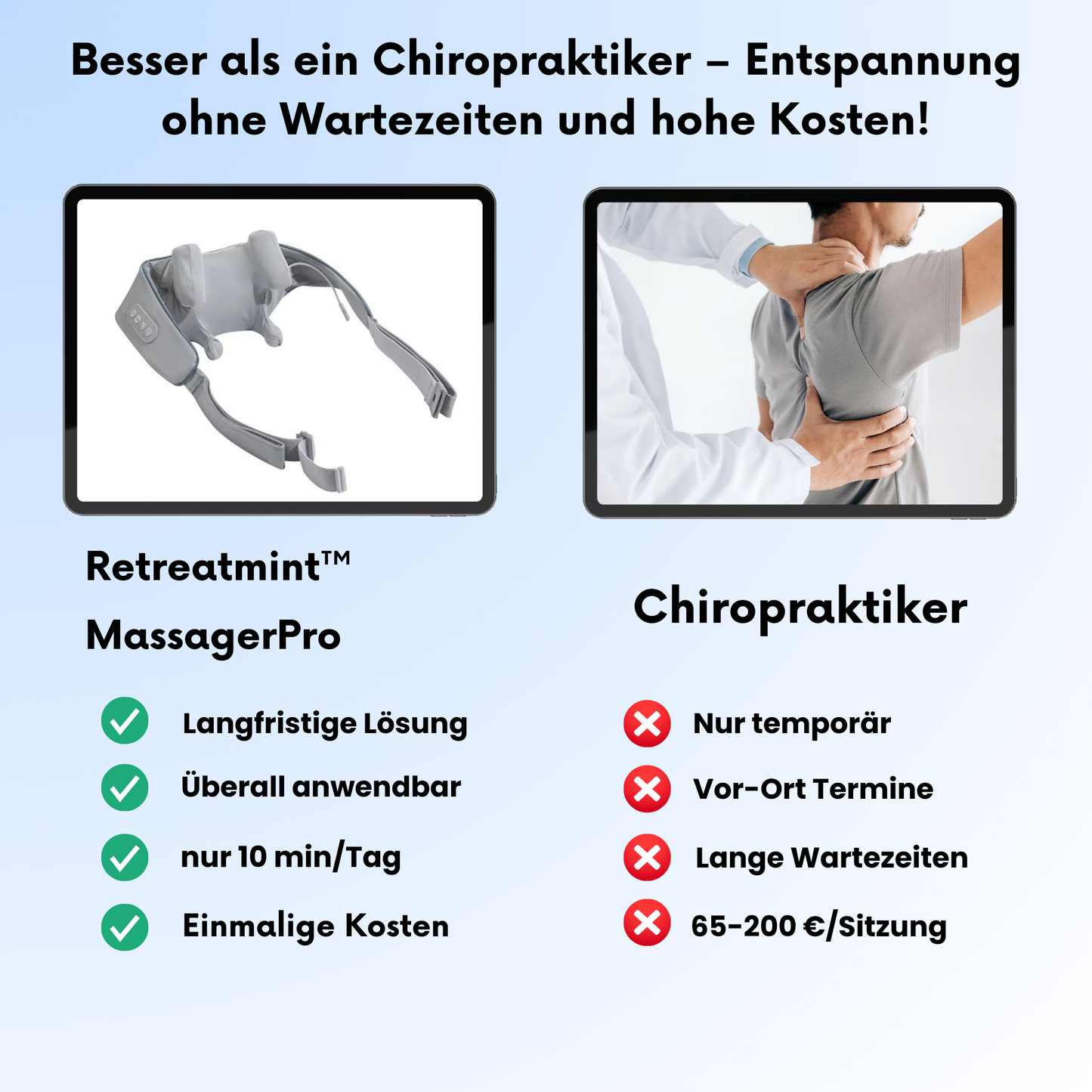 Retreatmint™ MassagerPro - das Original