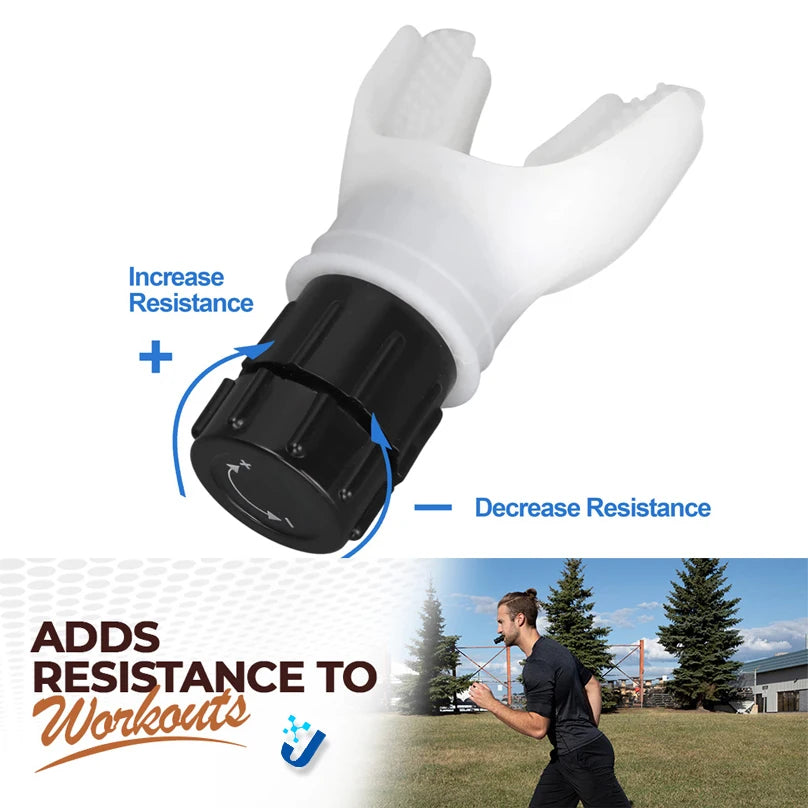 Breathing Trainer Lung Flexer Dropshipping Durable Fitness Exerciser Increases Lung Capacity Breath Adjustable Deep Breath